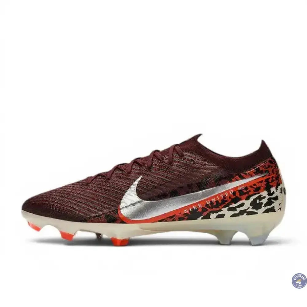 Image of Nike Air Zoom Mercurial Vapor 16 Elite FG United - Bordeaux/Argenté/Universal Red/Gris