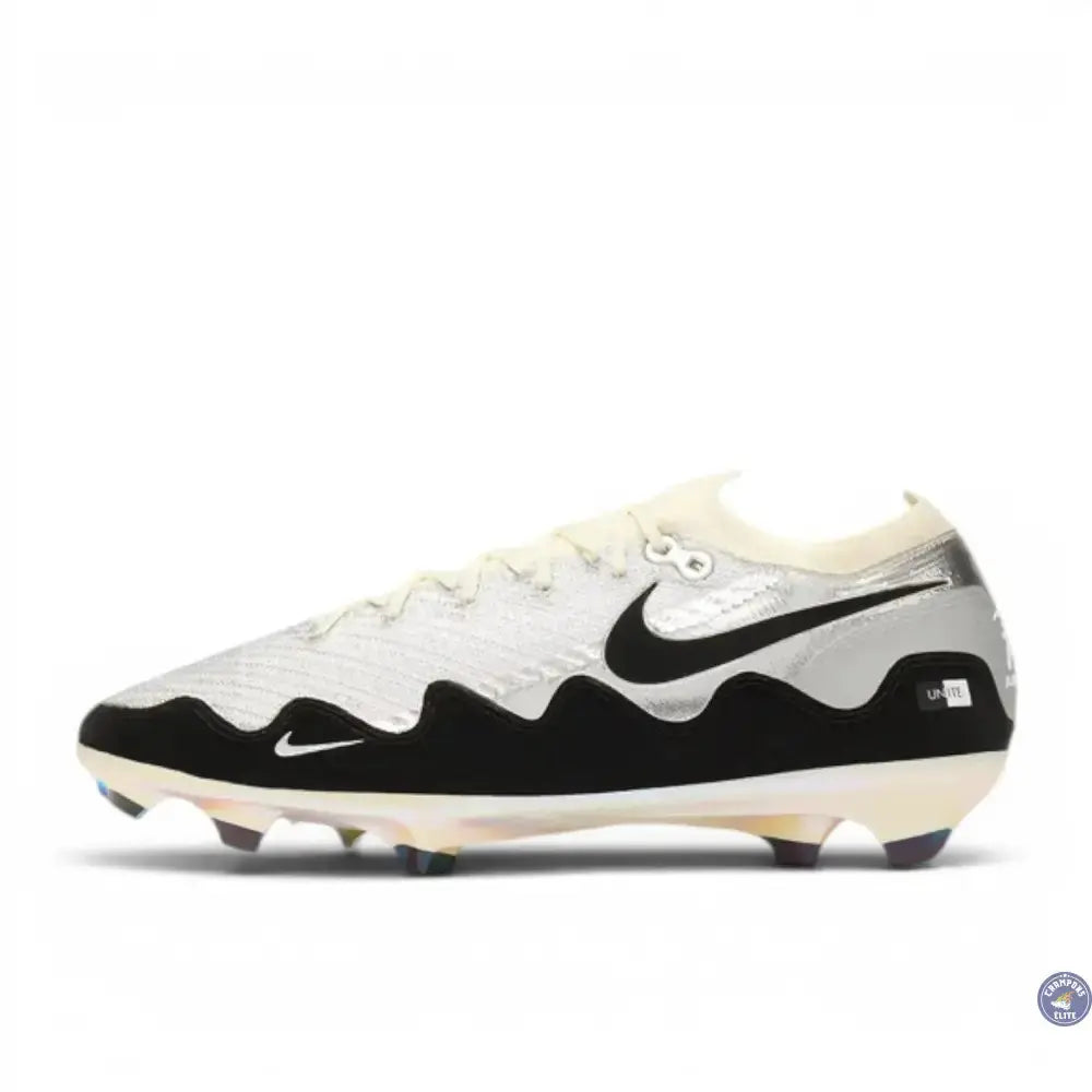 Nike Air Zoom Mercurial Vapor 16 Elite FG x Patta - Chrome/Noir/Blanc ÉDITION LIMITÉE