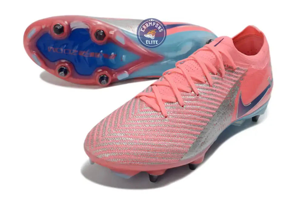 Image of Nike Air Zoom Mercurial Vapor 16 Elite SG Vinicius Jr Sunset - Rose/Bleu