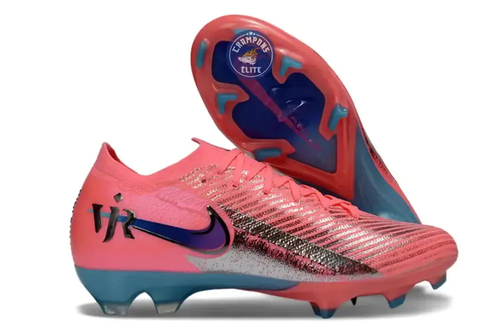 Image of MERCURIAL VAPOR 16 FG VINICIUS JR. SUNSET PULSE - ROSE/ARGENT/BLEU