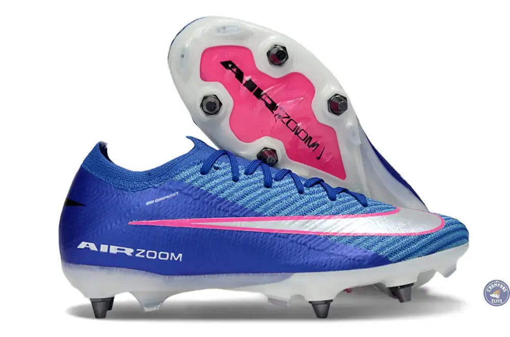 Nike Air Zoom Mercurial Vapor 16 SG - Bleu/Blanc/Rose
