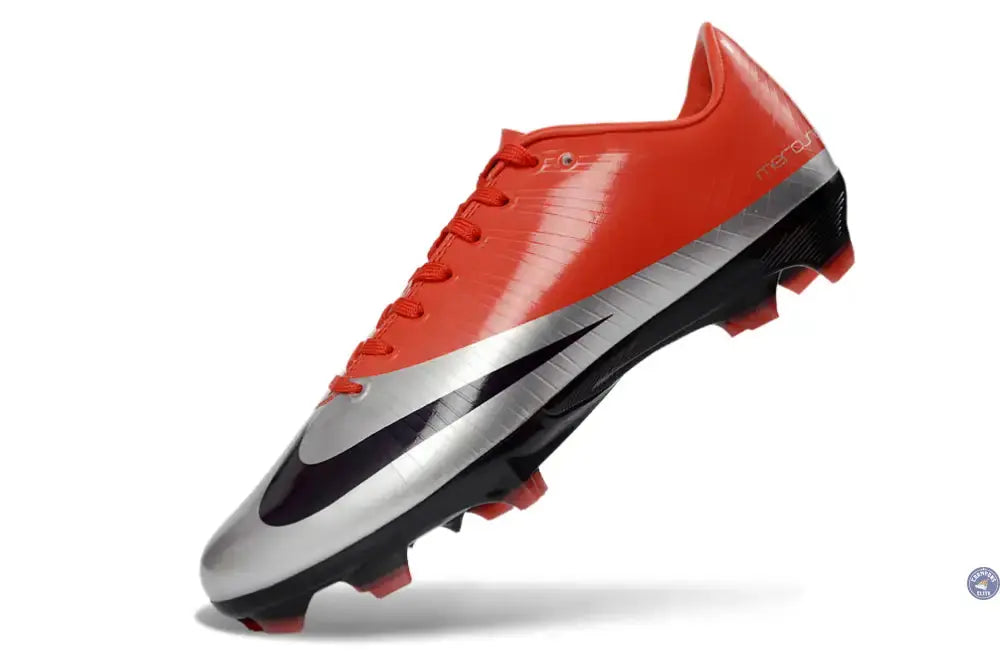 Nike Air Zoom Mercurial 10 FG 25 ans de Légende - Rouge/Noir/Argenté