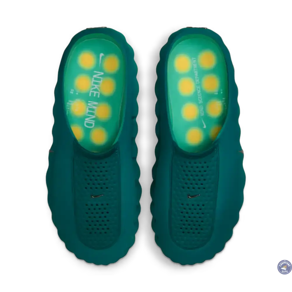 Image of Mind 001 – Geode Teal – Gris froid métallisé/Menthe claire
