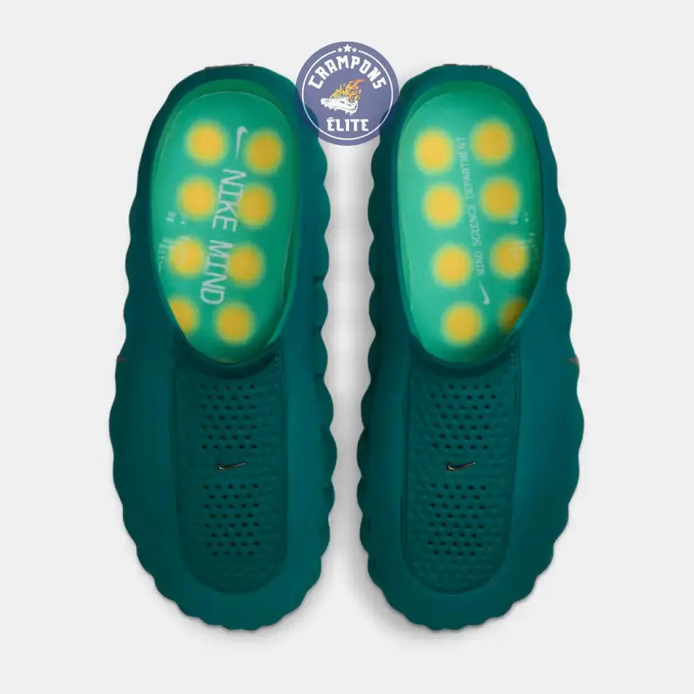 Image of Mind 001 – Geode Teal – Gris froid métallisé/Menthe claire