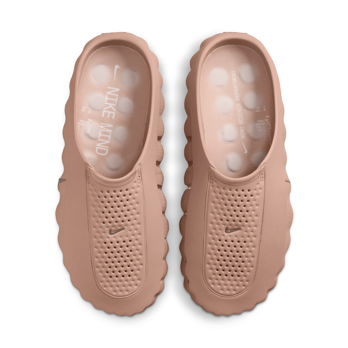 Nike Mind 001 Hemp - vue de dessus de la claquette Nike Mind