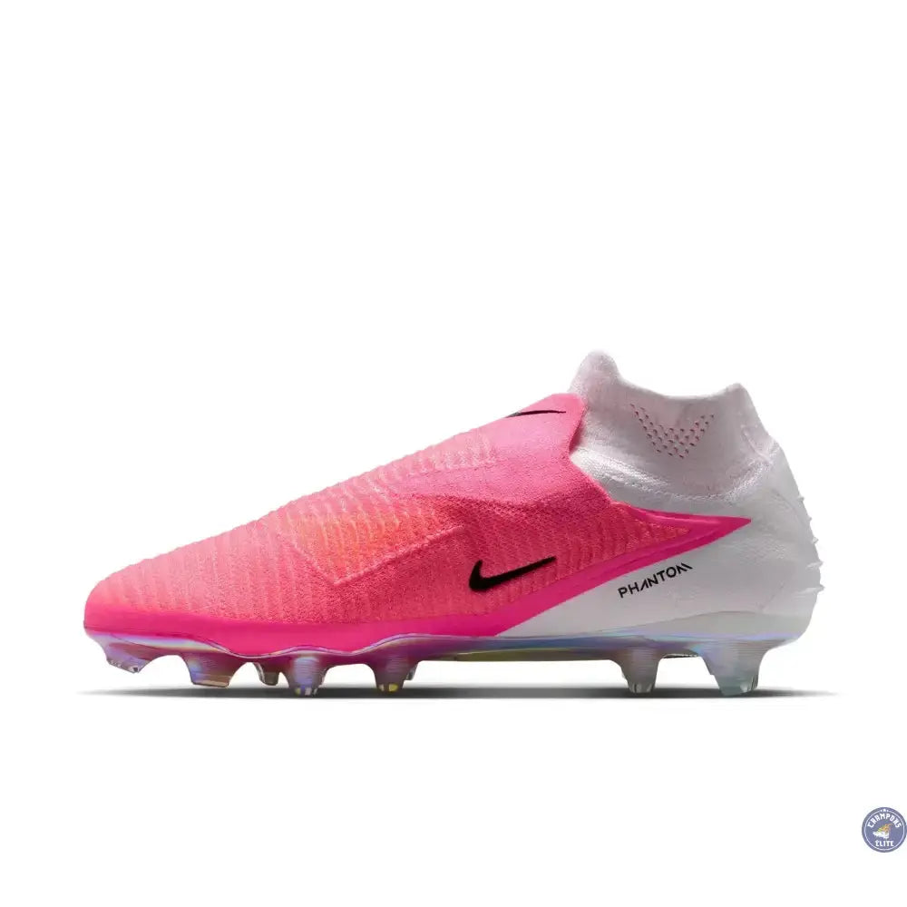Image of Nike Phantom 6 Elite High Cut FG - Breakout Rose/Blanc/Noir