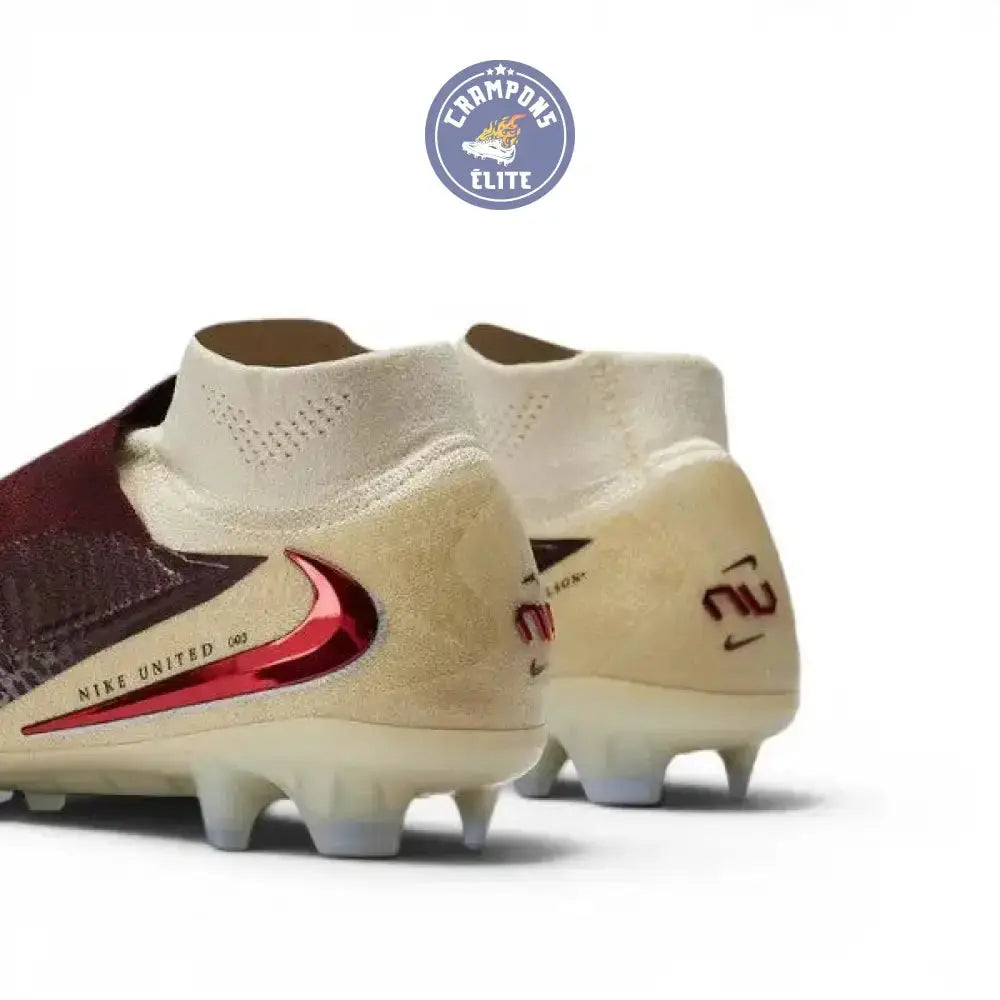 Image of Nike Phantom 6 Elite High Cut FG United - Bordeaux/Universal Red/Gris