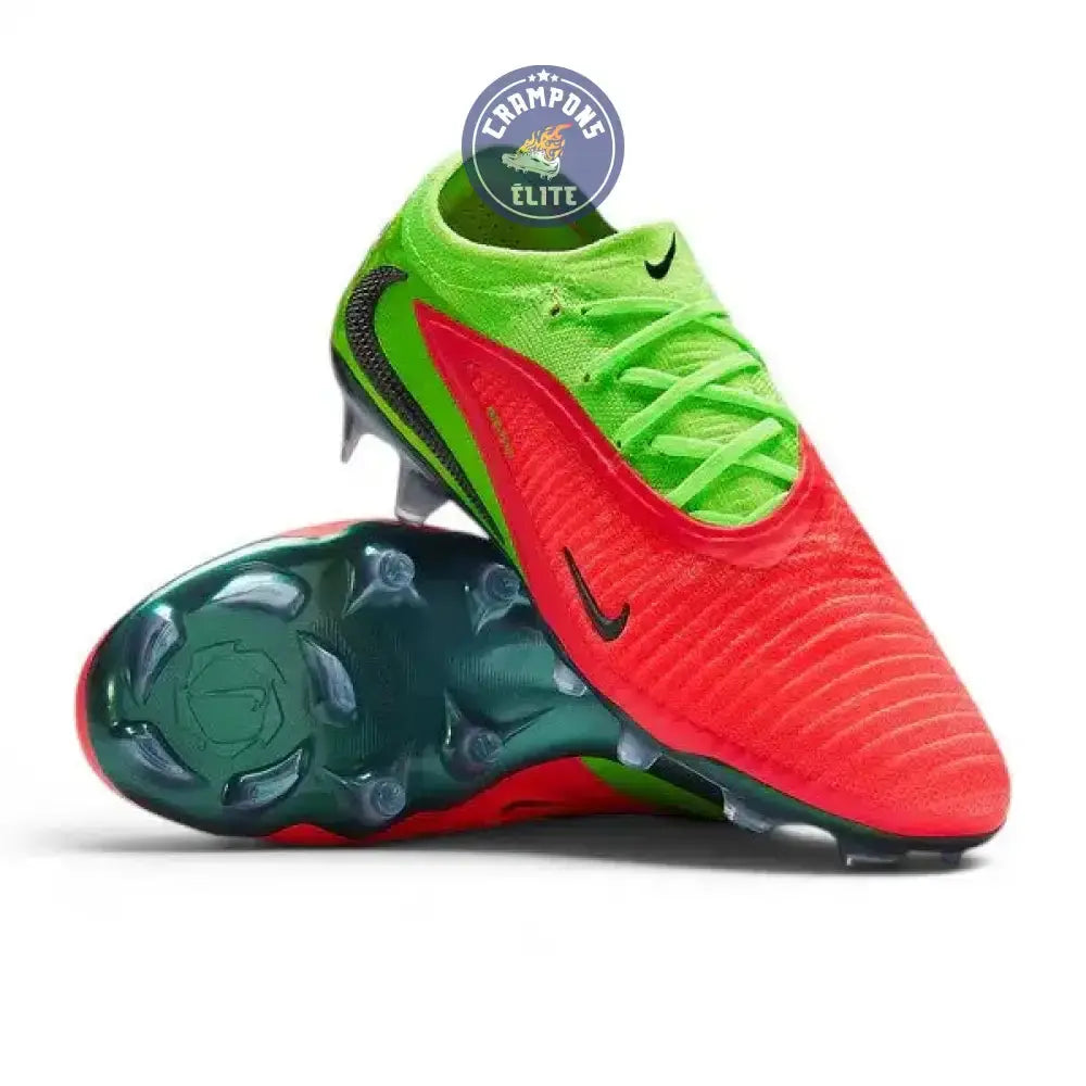 Image of Nike Phantom 6 Elite Low Cut FG Erling Haaland Personal Edition - Rose/Noir/Vert