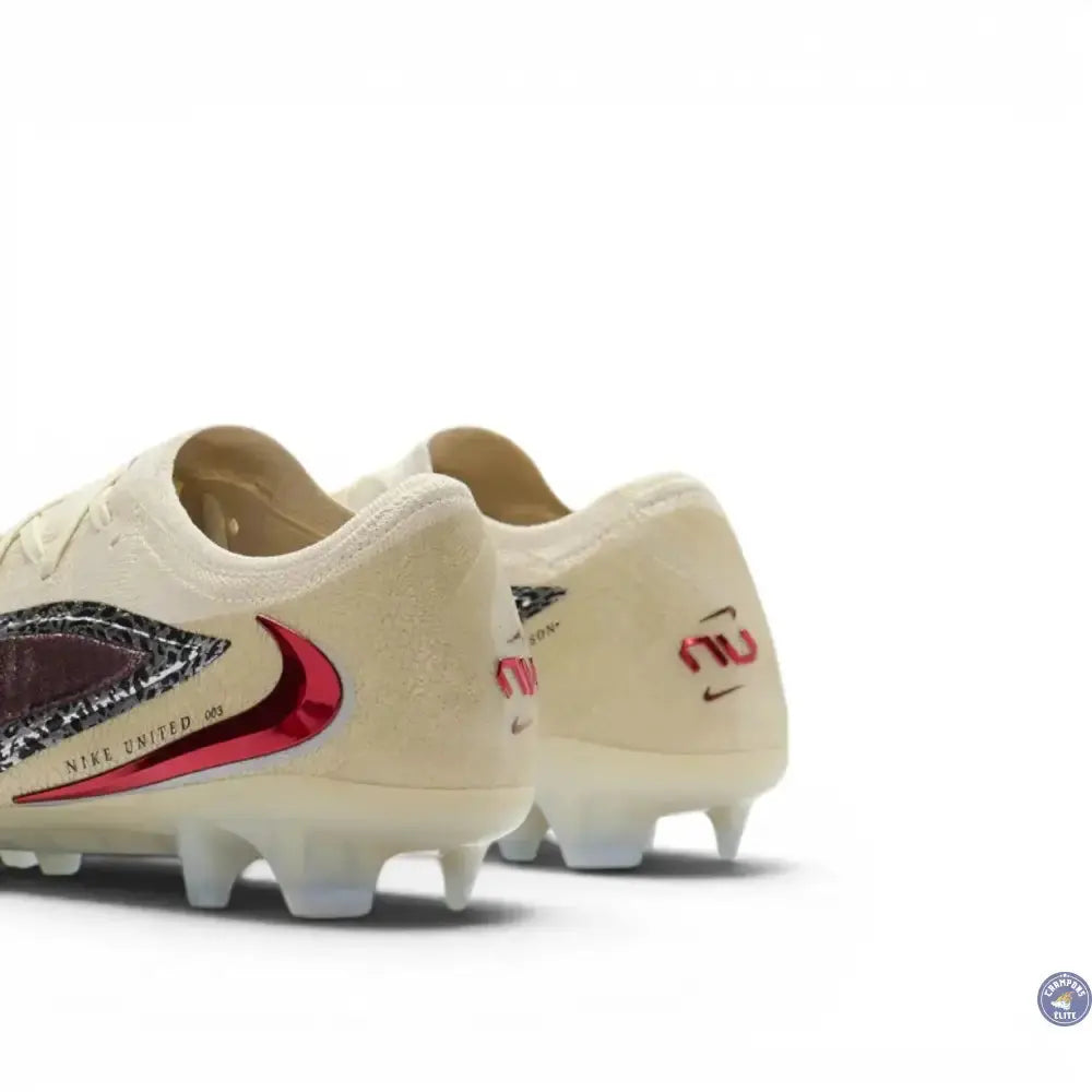 Image of Nike Phantom 6 Elite Low Cut FG United - Bordeaux/Universal Red/Gris