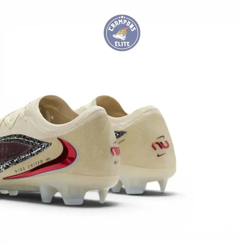 Nike Phantom 6 Elite Low Cut FG United - Bordeaux/Universal Red/Gris