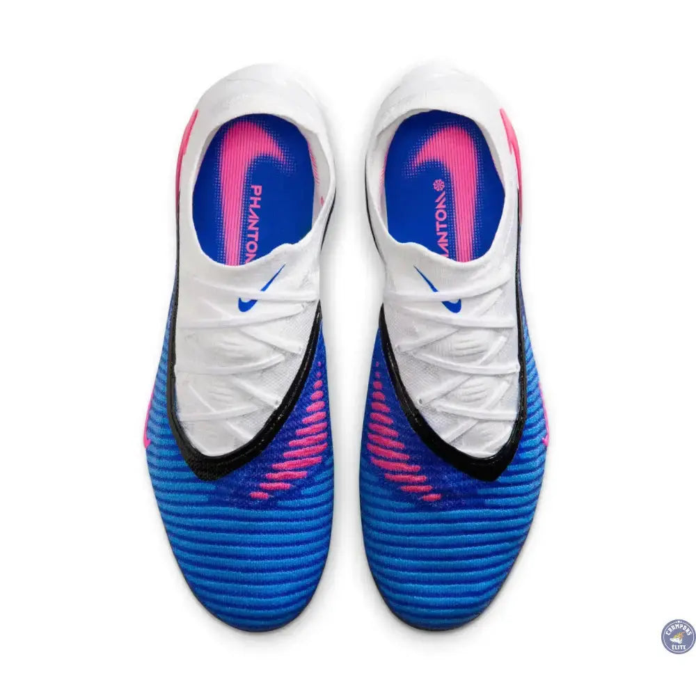 Phantom 6 Elite Low Cut SG Attack Pack - Bleu/Banc/Noir/Rose Crampons Elite