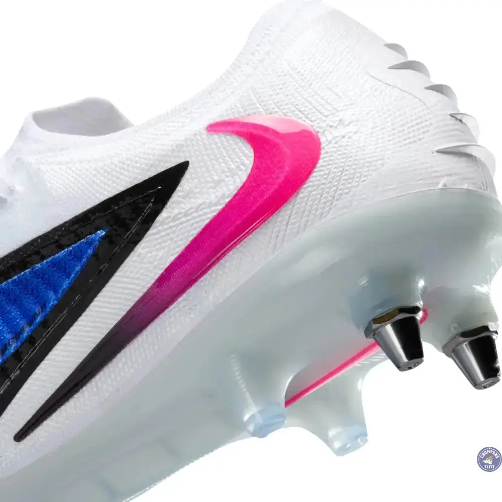 Image of Phantom 6 Elite Low Cut SG Attack Pack - Bleu/Banc/Noir/Rose Crampons Elite