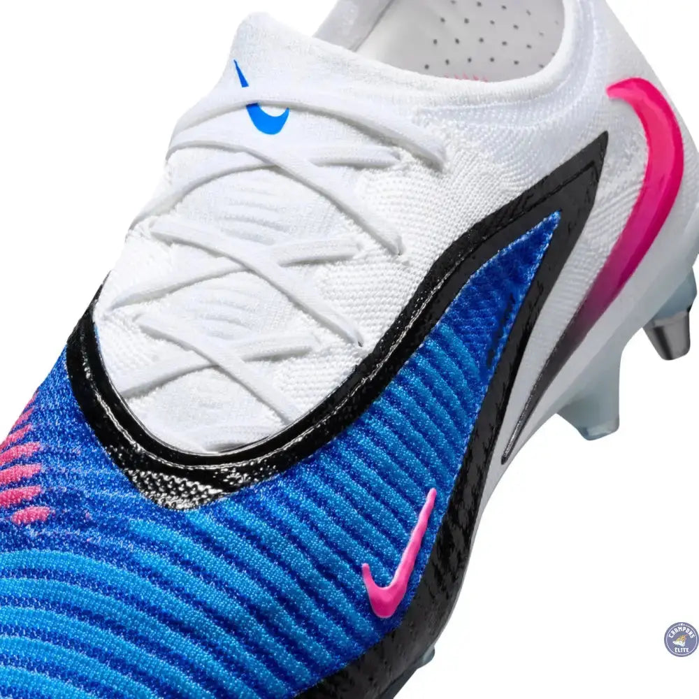 Phantom 6 Elite Low Cut SG Attack Pack - Bleu/Banc/Noir/Rose Crampons Elite