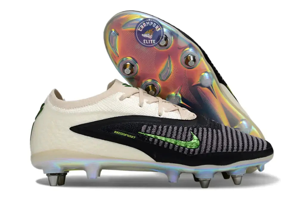 Image of Nike Phantom 6 Elite Low Cut SG Black Mamba - Blanc/Noir/Vert ÉDITION LIMITÉE