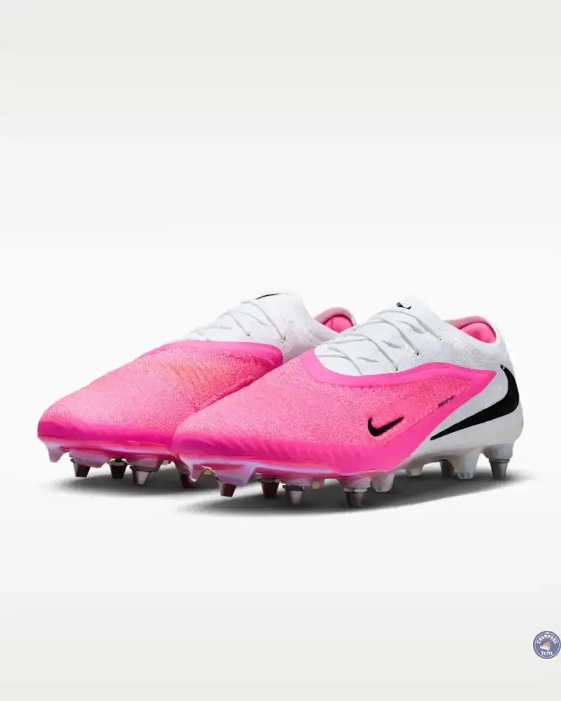 Nike Phantom 6 Elite Low Cut SG - Breakout Rose/Blanc/Noir - Crampons Elite