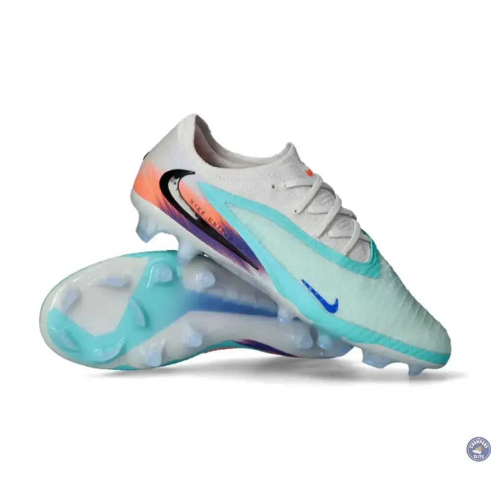 PHANTOM 6 ELITE LOW CUT UNITED PACK 002 -BLANC/TURQUOISE/VIOLET