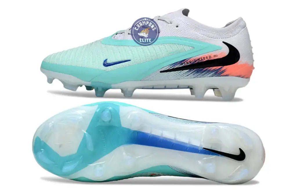 Image of PHANTOM 6 ELITE LOW CUT UNITED PACK 002 -BLANC/TURQUOISE/VIOLET