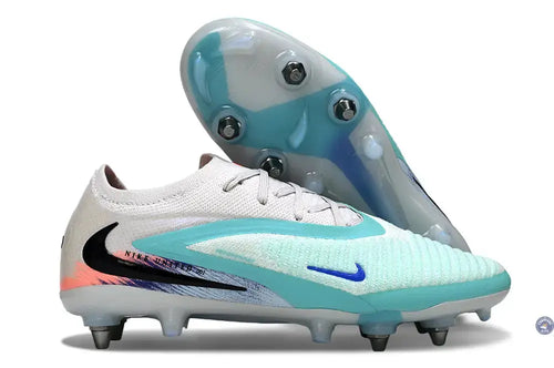 PHANTOM 6 ELITE SG LOW CUT UNITED PACK 002 SG -BLANC/TURQUOISE/VIOLET