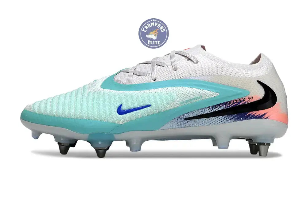 Image of PHANTOM 6 ELITE SG LOW CUT UNITED PACK 002 SG -BLANC/TURQUOISE/VIOLET