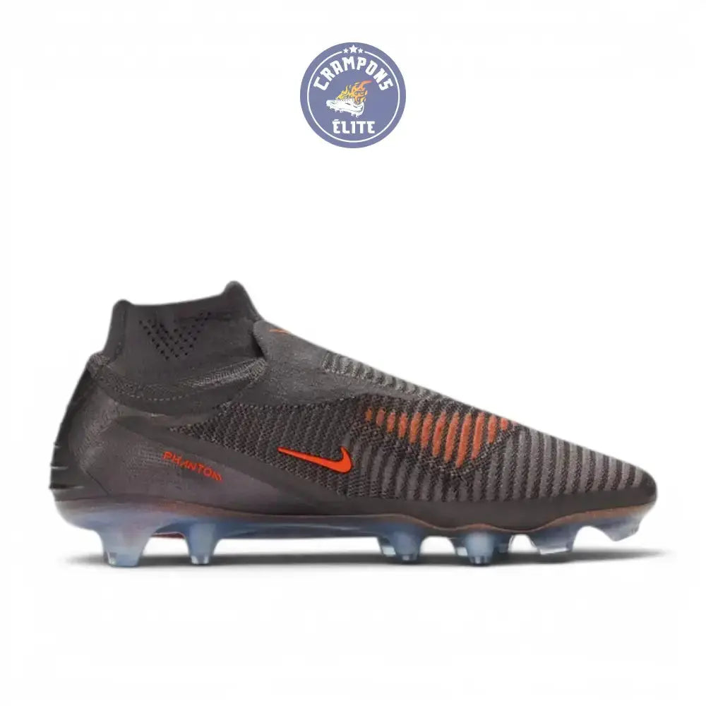 Nike Phantom 6 High Elite FG Heat-Up - Cendre Moy/Or Ambré/Noir