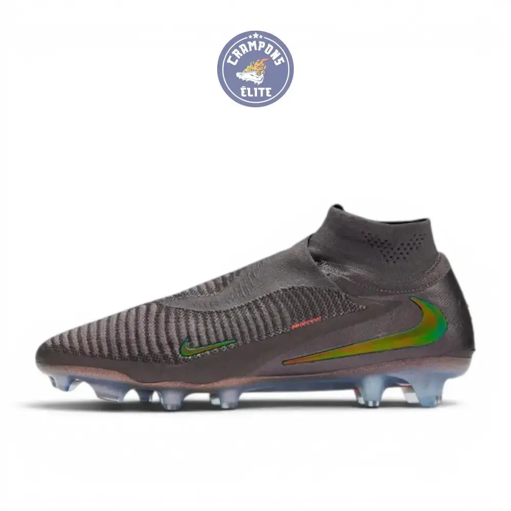 Nike Phantom 6 High Elite FG Heat-Up - Cendre Moy/Or Ambré/Noir