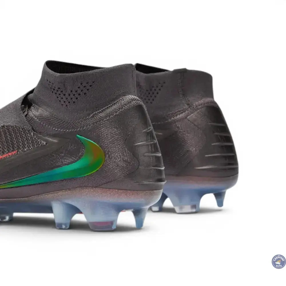 Image of Nike Phantom 6 High Elite FG Heat-Up - Cendre Moy/Or Ambré/Noir