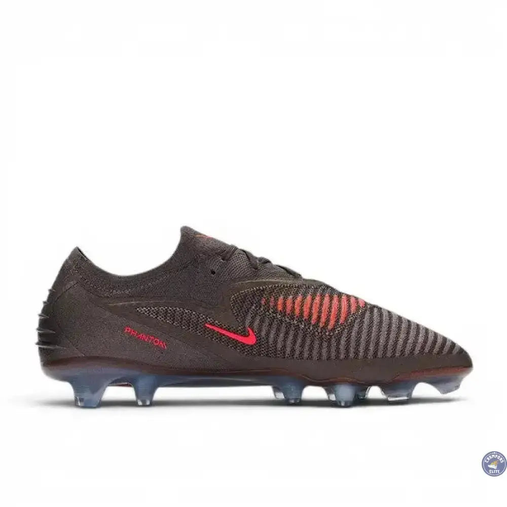 Image of Nike Phantom 6 Low Elite FG Heat-Up Cendre Moy/Or Ambré/Noir