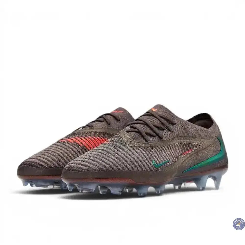 Image of Nike Phantom 6 Low Elite FG Heat-Up Cendre Moy/Or Ambré/Noir
