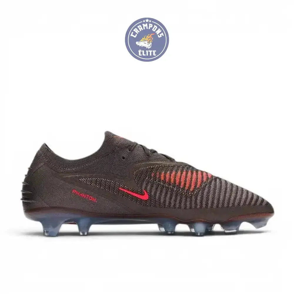 Image of Nike Phantom 6 Low Elite FG Heat-Up Cendre Moy/Or Ambré/Noir