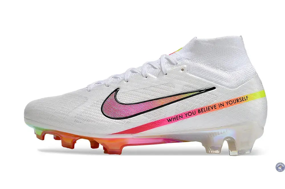 Superfly 9 Elite FG x Marcus Rashford Blanc/Rose