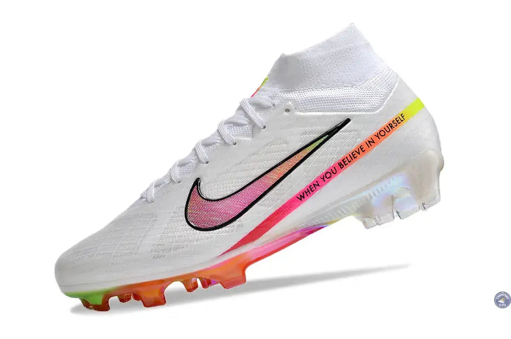 Superfly 9 Elite FG x Marcus Rashford Blanc/Rose