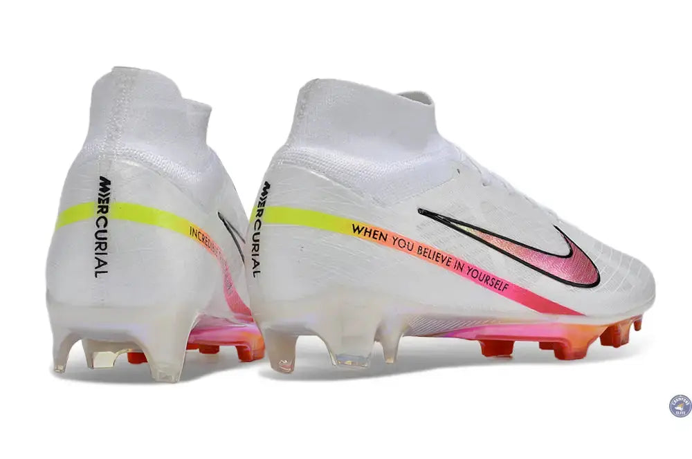 Image of Superfly 9 Elite FG x Marcus Rashford Blanc/Rose