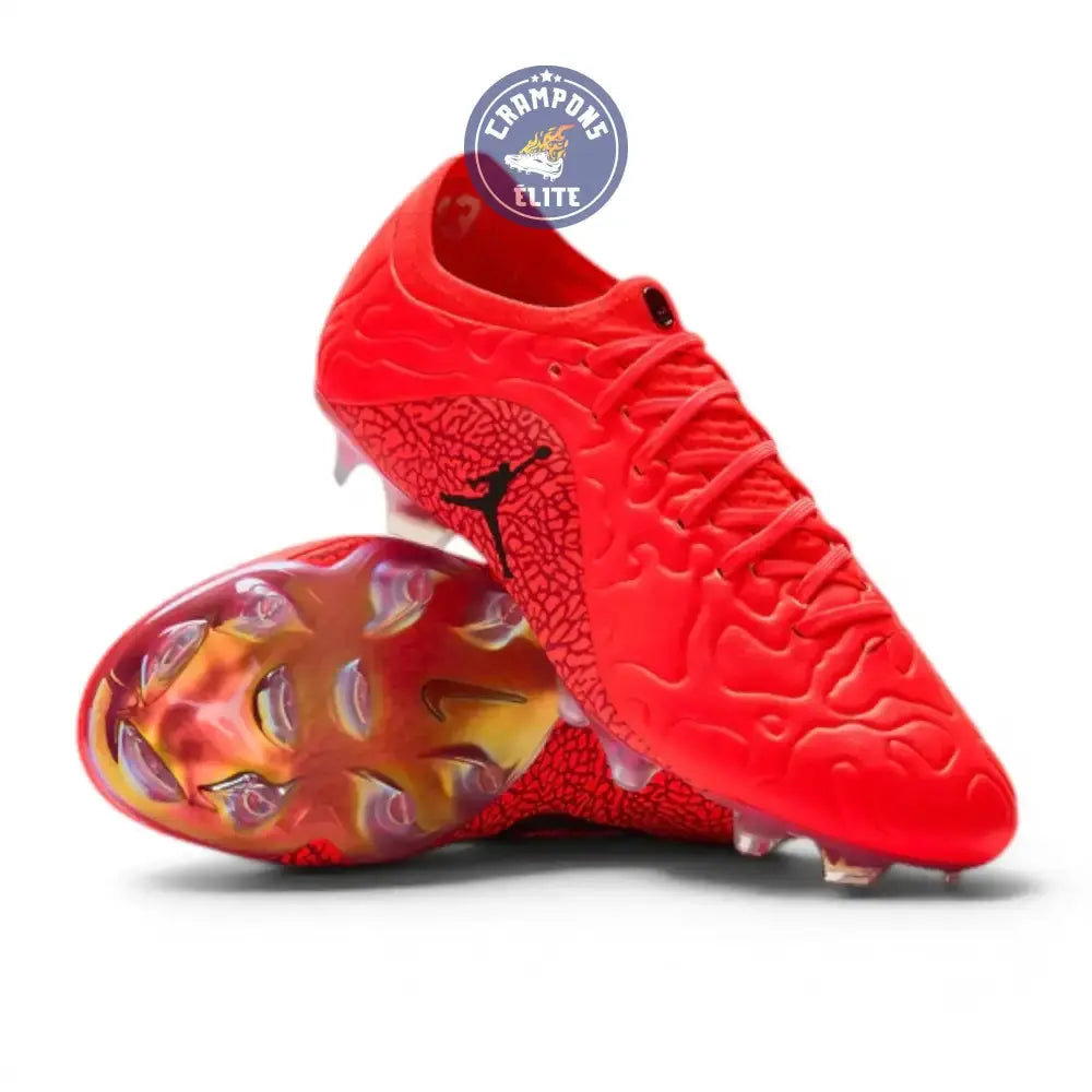 Nike Tiempo Maestro Elite FG Infra-Red x Jordan - Rouge/Noir ÉDITION LIMITÉE