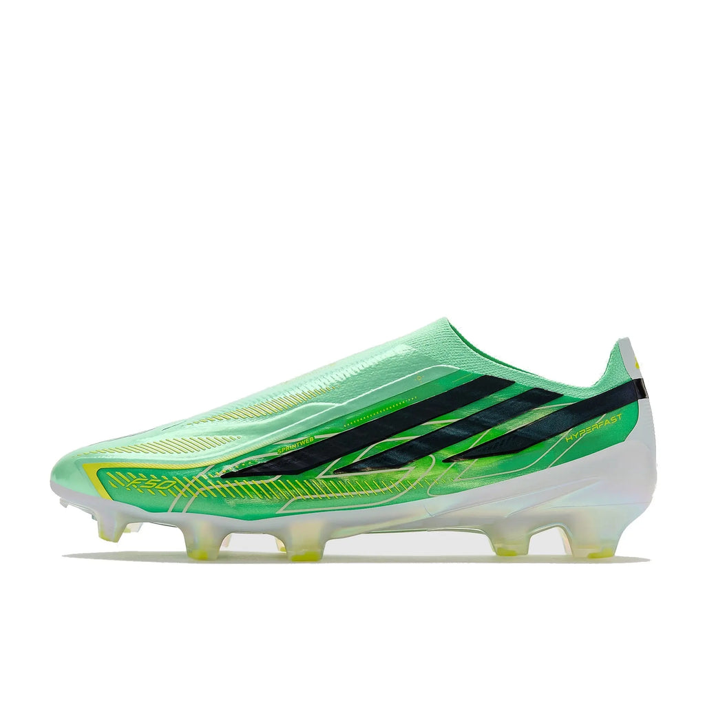 Adidas F50 Hyperfast Elite Laceless FG - Vert Menthe/Noir/Jaune
