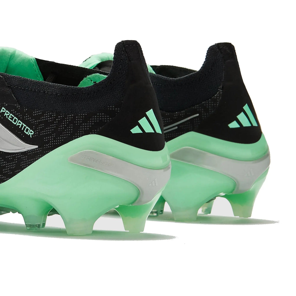 Adidas Predator 26 Elite Fold-over Tongue FG - Noir/Argenté/Vert Menthe