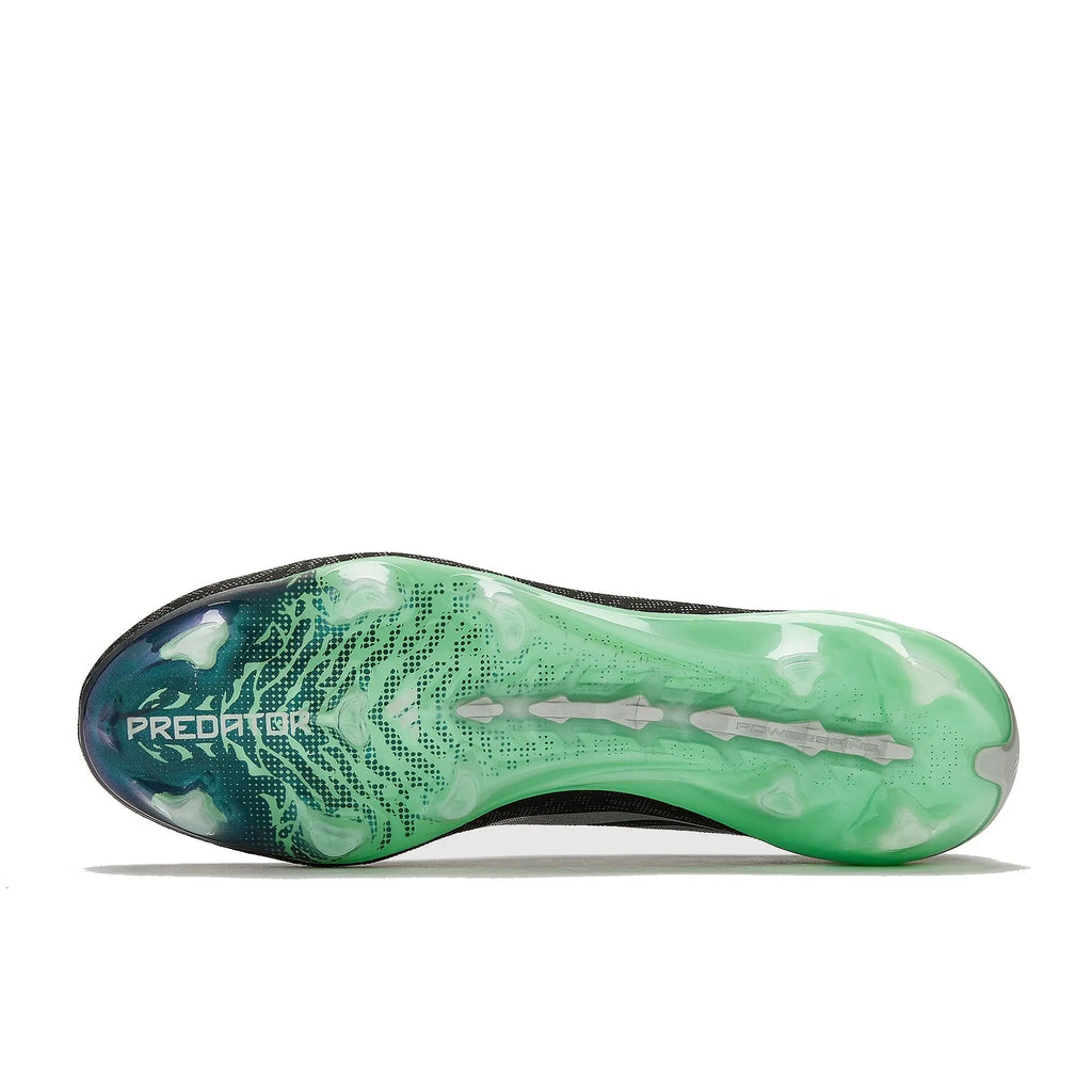 Adidas Predator 26 Elite FG - Noir/Argenté/Vert Menthe