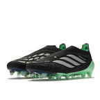 Adidas Predator 26 Elite Laceless FG - Noir/Argenté/Vert Menthe