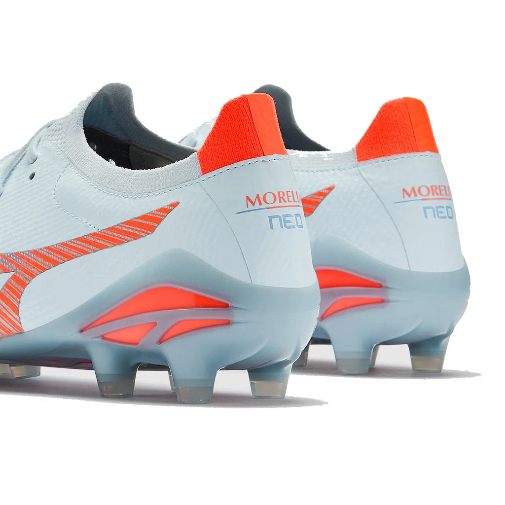 Mizuno Morelia Neo 5 Beta Elite FG - Bleu/Bleu Ciel/Orange
