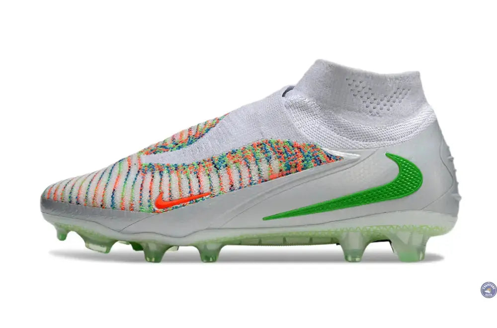 Image of PHANTOM 6 ELITE HIGH CUT FG x EA SPORTS - Gris/Vert/Multicouleur