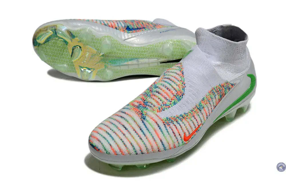 Image of PHANTOM 6 ELITE HIGH CUT FG x EA SPORTS - Gris/Vert/Multicouleur