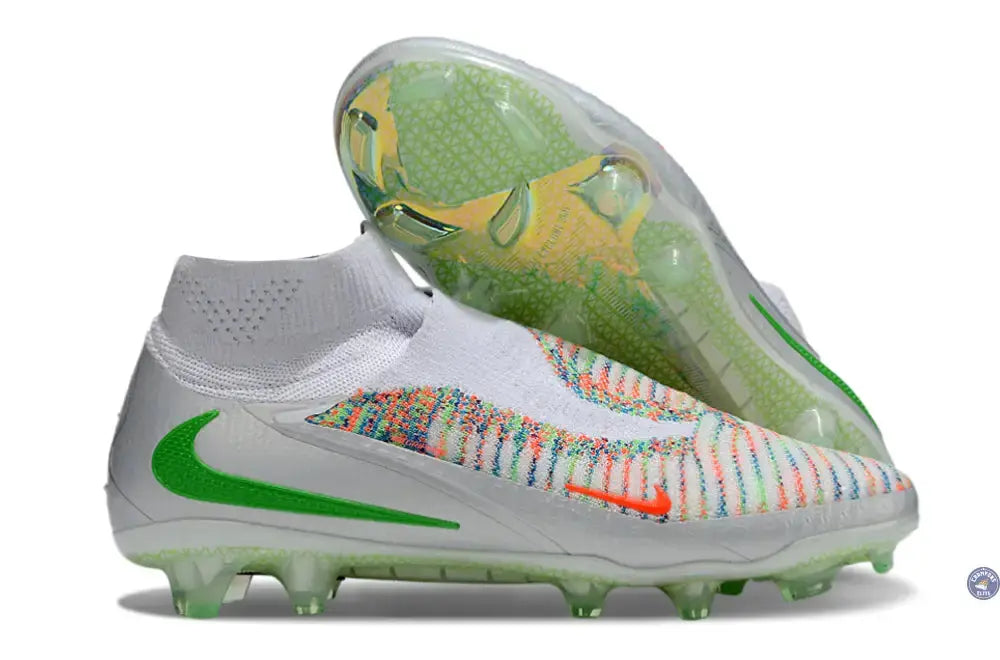 Image of PHANTOM 6 ELITE HIGH CUT FG x EA SPORTS - Gris/Vert/Multicouleur