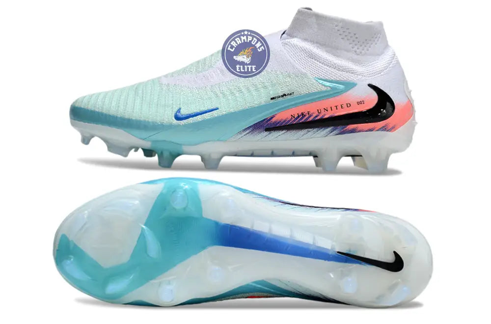 Image of PHANTOM 6 ELITE HIGH CUT UNITED PACK 002 -BLANC/TURQUOISE/VIOLET