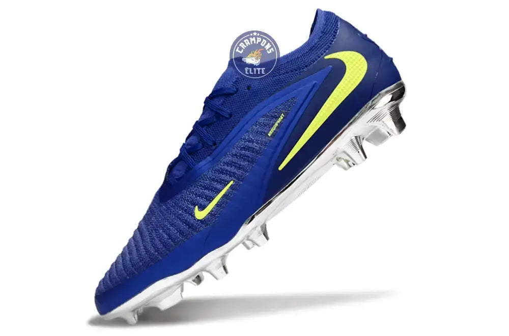 Image of Nike Phantom 6 Elite Low Cut SG - Bleu/Argenté/Jaune Fluo