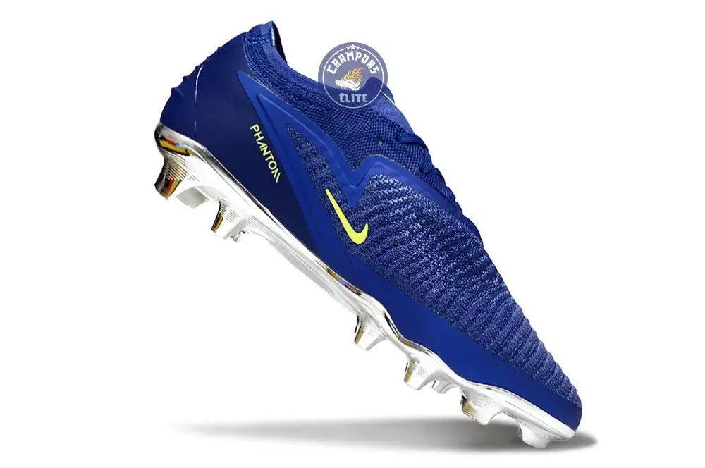Image of Nike Phantom 6 Elite Low Cut SG - Bleu/Argenté/Jaune Fluo