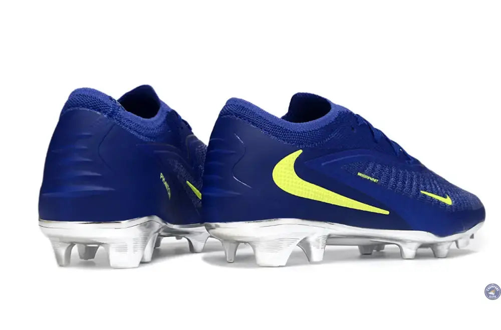 Image of Nike Phantom 6 Elite Low Cut SG - Bleu/Argenté/Jaune Fluo