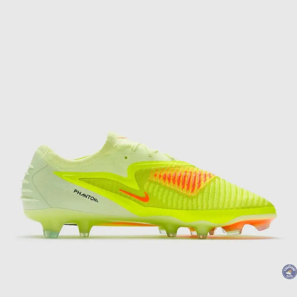 Image of PHANTOM 6 ELITE LOW CUT FG MAX VOLTAGE - JAUNE/LIMELIGHT/BLACK/HYPER CRIMSON