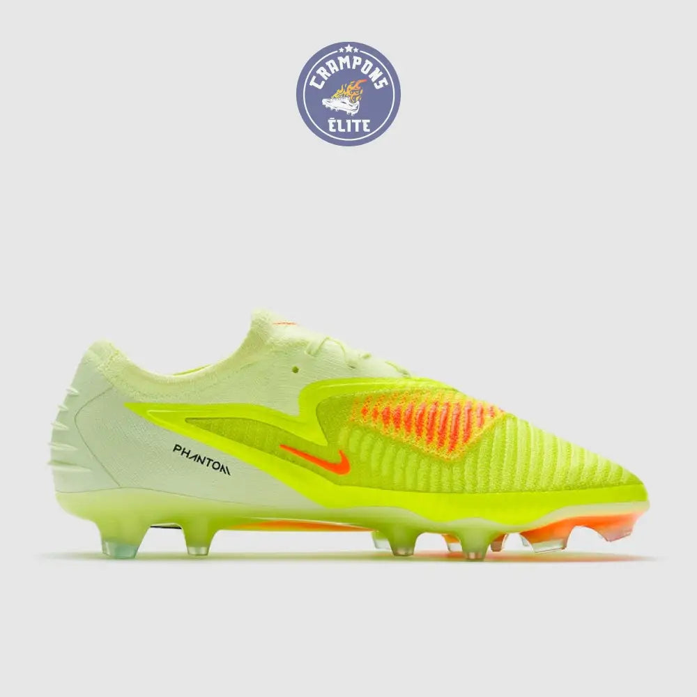 Image of PHANTOM 6 ELITE LOW CUT FG MAX VOLTAGE - JAUNE/LIMELIGHT/BLACK/HYPER CRIMSON