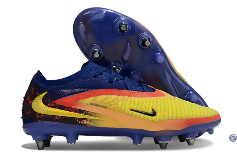 Image of Nike Phantom 6 Elite Low Cut SG Erling Haaland Personal Edition - Orange/Jaune/Bleu