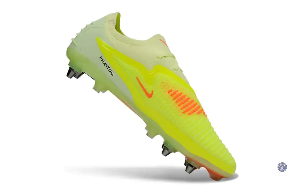 Image of Nike Phantom 6 Elite Low Cut SG Max Voltage - Vert/Noir/Orange