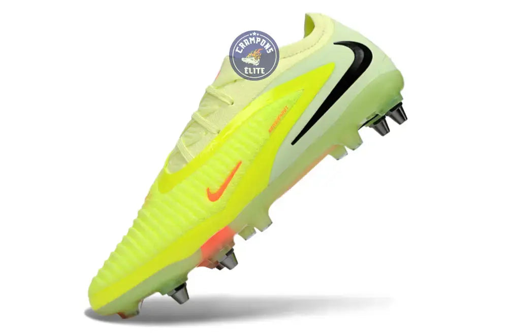 Image of Nike Phantom 6 Elite Low Cut SG Max Voltage - Vert/Noir/Orange